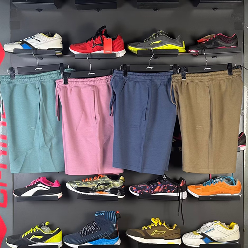 李宁男五分裤休闲运动短卫裤