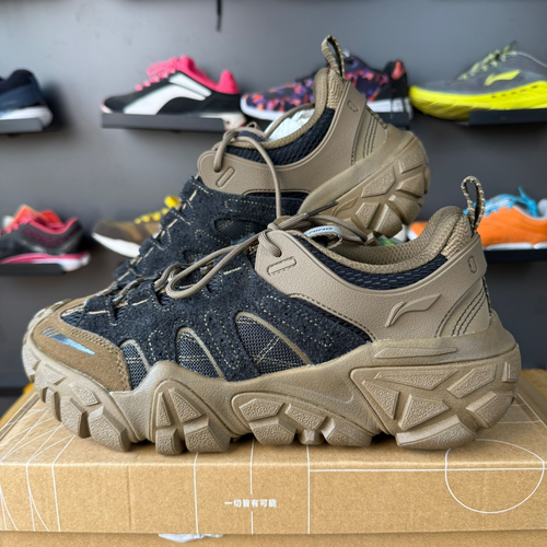 LINING李宁25秋新款沙丘户外复古厚底舒适减震防滑透气AGCU435