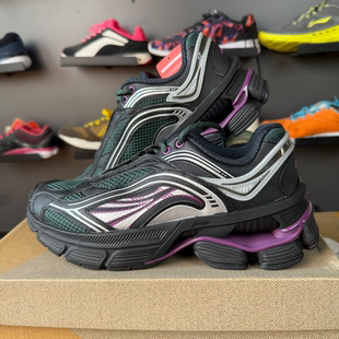 李宁夏季新品极光RENEW女子反光回弹复古增高经典休闲鞋AGCU044