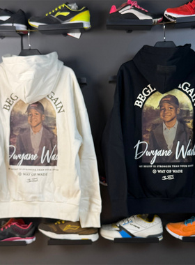 李宁2025秋冬新款男子韦德系列宽松加绒保暖套头连帽卫衣AWDT943