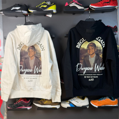 李宁男连帽加绒保暖套头衫