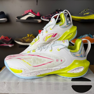 李宁闪击11篮球鞋男2025新款双䨻缓震后驱耐磨实战比赛鞋ABAU053