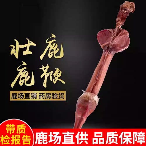鹿鞭干整根壮鹿整枝吉林梅花鹿乡正宗泡酒料中药材非鹿鞭膏丸正品