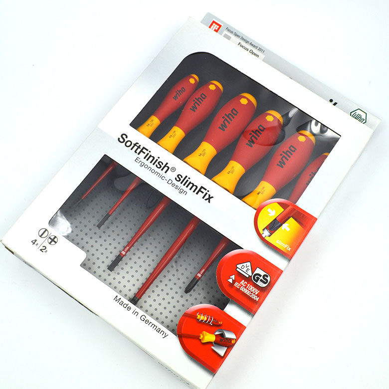 德国WIHA细杆绝缘螺丝刀一十字