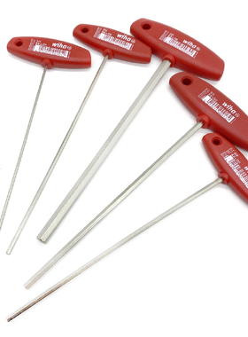 Wiha德国威汉T型柄内六角扳手334-2 2.5 3 4 5 6 8 100 200 350mm