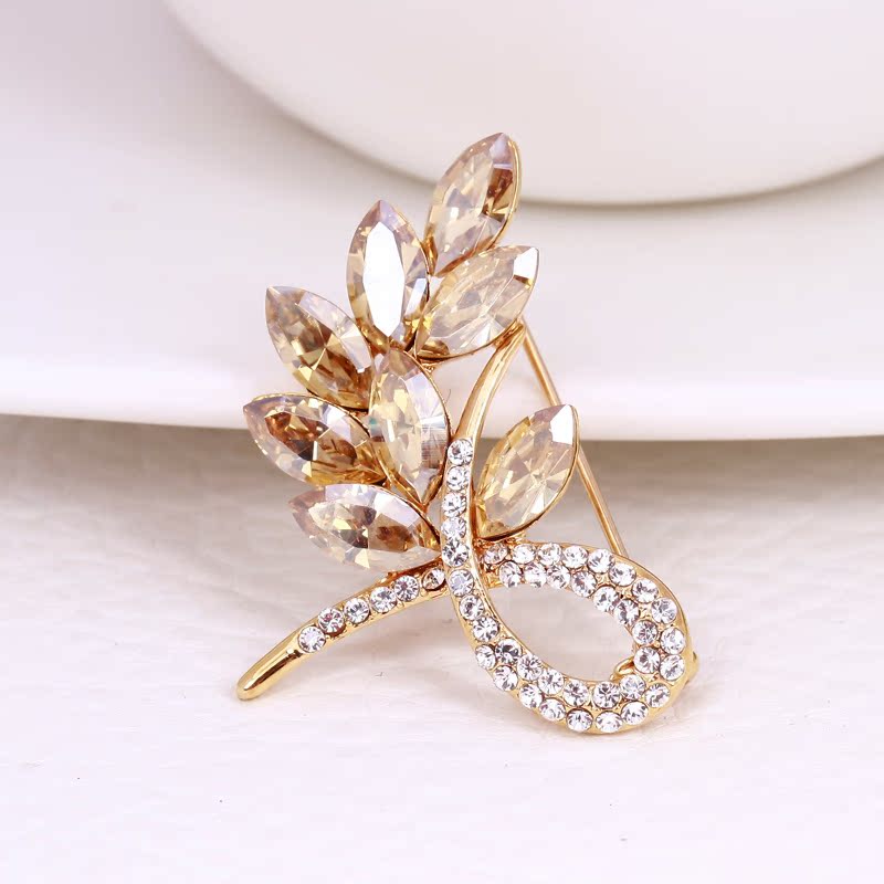 Broche femme ZABRINA en cristal autrichien - Ref 1178224 Image 3