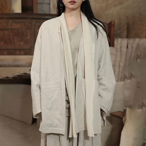 宽松开衫外套女长袖上衣