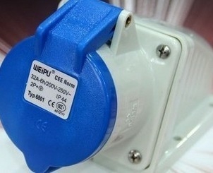 威浦明装工业插座3芯16A TYP6601 明装插座3芯32A TYP6801