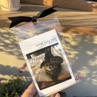 美甲美睫伴手礼搞怪猫咪橙花指缘油美甲美睫搓条高端护理包