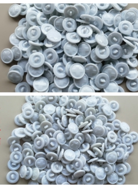 16mm21mm白色老式塑料暗眼纽扣制服衬衣袖口裤子外套满20元包邮