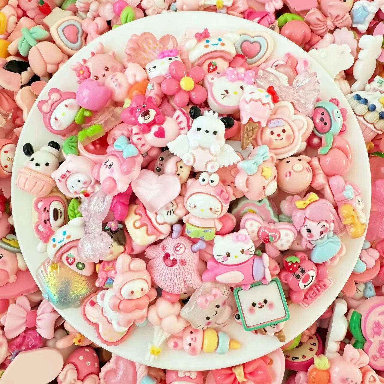 【纯色系列】粉色黄色蓝色白色奶咖色卡通树脂diy配件饰品手工品,饰品/流行首饰/时尚饰品新,其他DIY饰品配件,淘宝优惠券,粉丝福利购,淘宝优惠卷