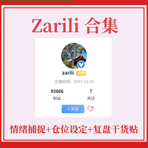 zarili捕捉情绪周期龙头真经仓位设定历史复盘龙头干货技巧帖