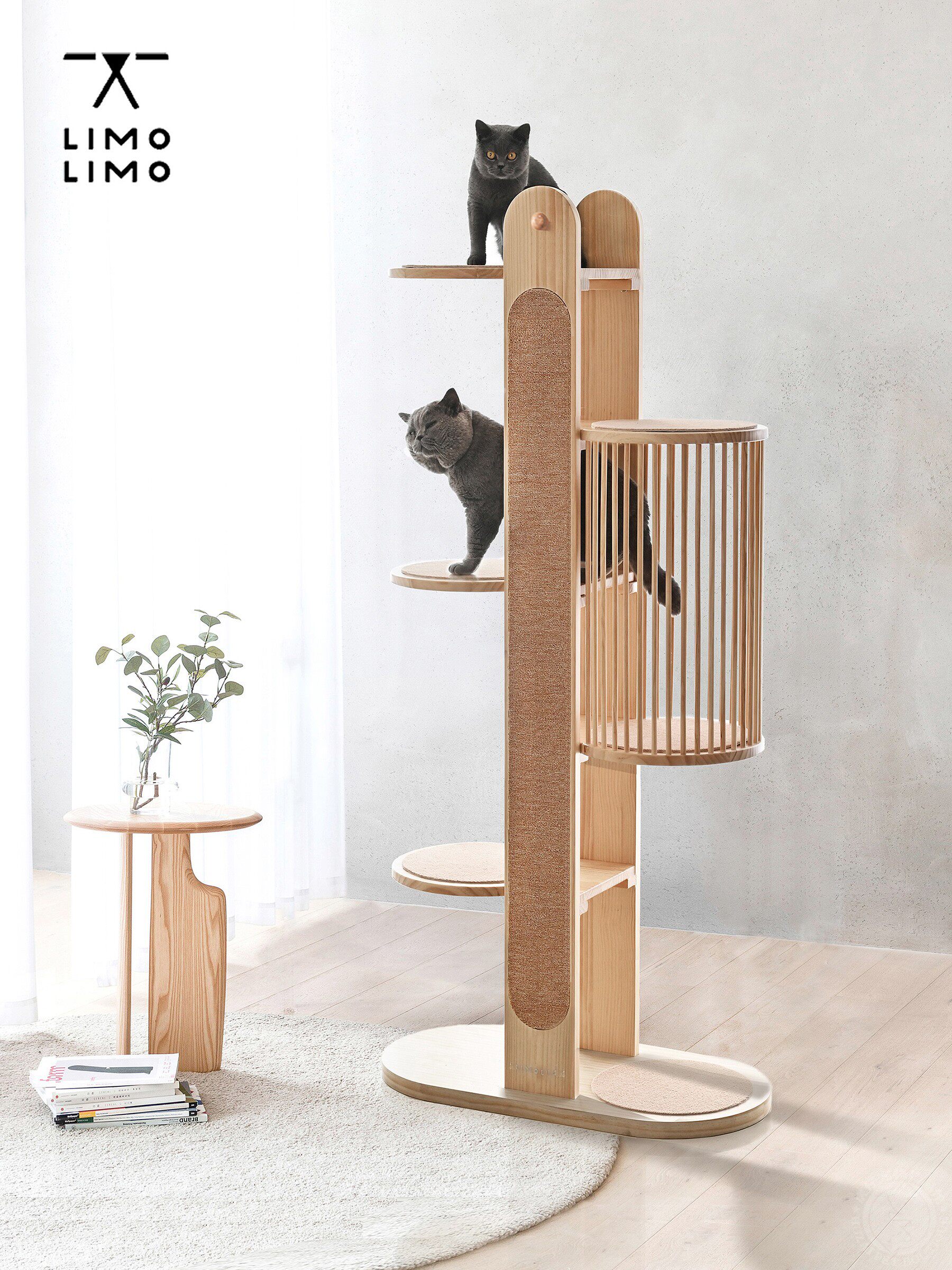 虎仔猫爬架猫窝猫树一体limolimo冰棍大型日式网红简约立式猫架子