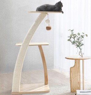 虎仔猫爬架猫架子limolimo椰子树小型猫树不占地猫抓柱简约剑麻