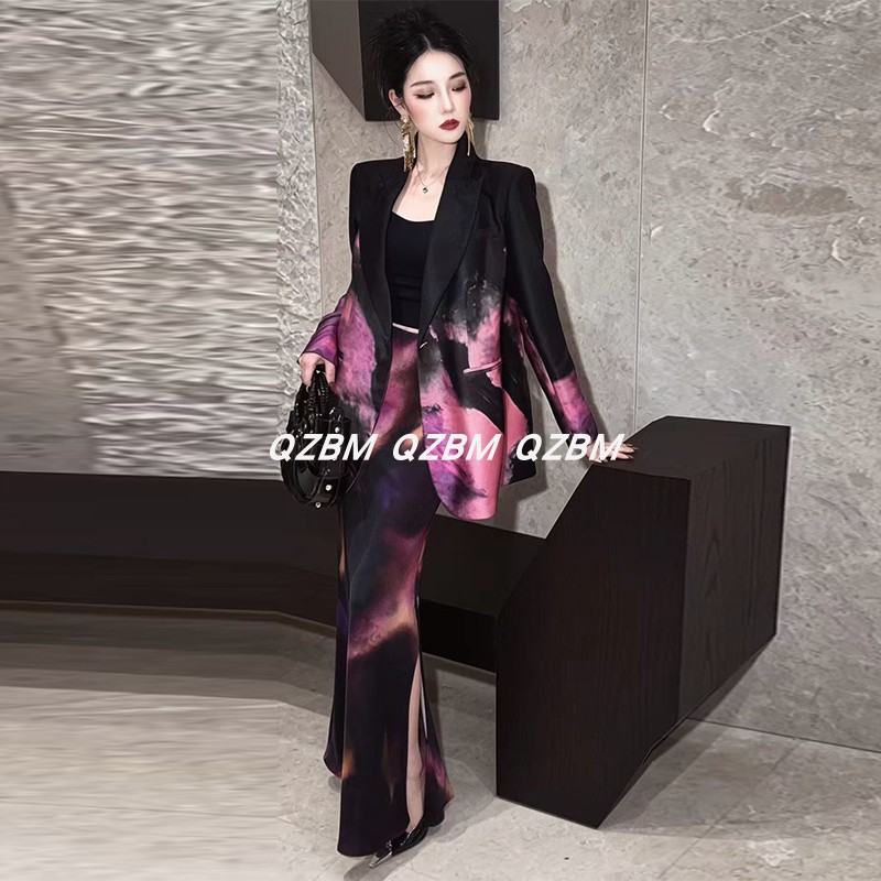 2026新品名媛风渐变套装