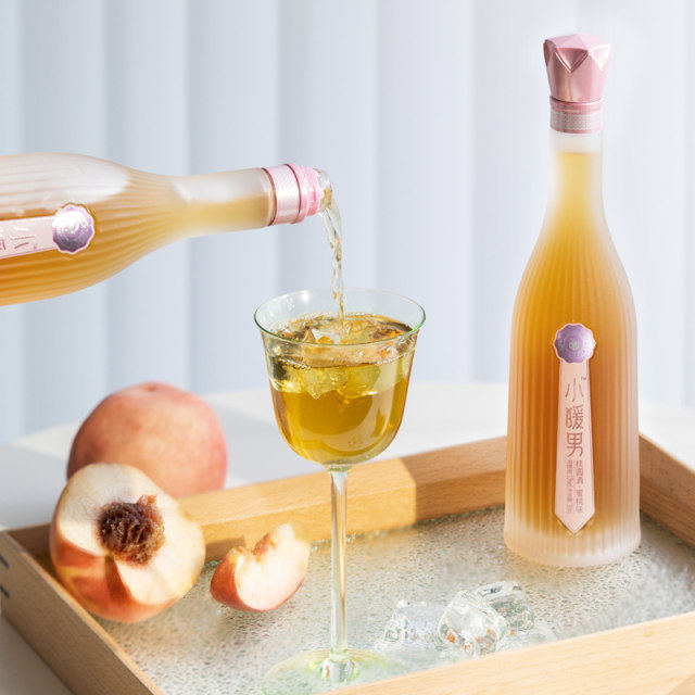 小暖男桂圆果酒低度蜜桃味鲜果发酵女士果酒300ml,酒类,果酒,淘宝优惠券,粉丝福利购,淘宝优惠卷