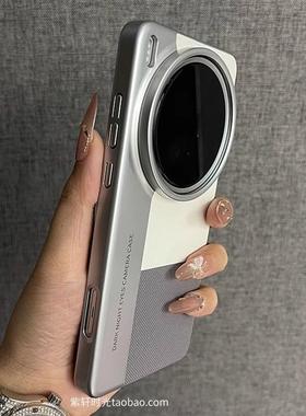商务高级感撞色拼接适用OPPOFindx8手机壳X8s浅灰色X8ultra创意X8pro格纹白色钻石纹大孔镜头相机壳冷淡风男