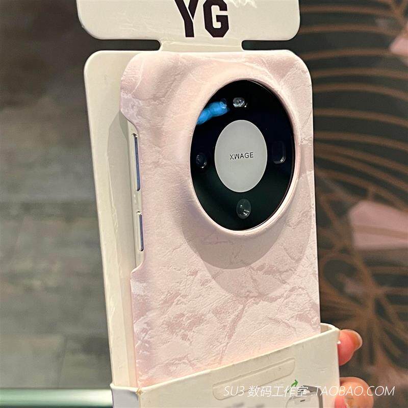 金丝绒布纹粉白FindX9pro适用oppoFindX8s+手机壳X8ultra高级感X7简约半包网红小众硬壳少女樱花粉色新款防摔