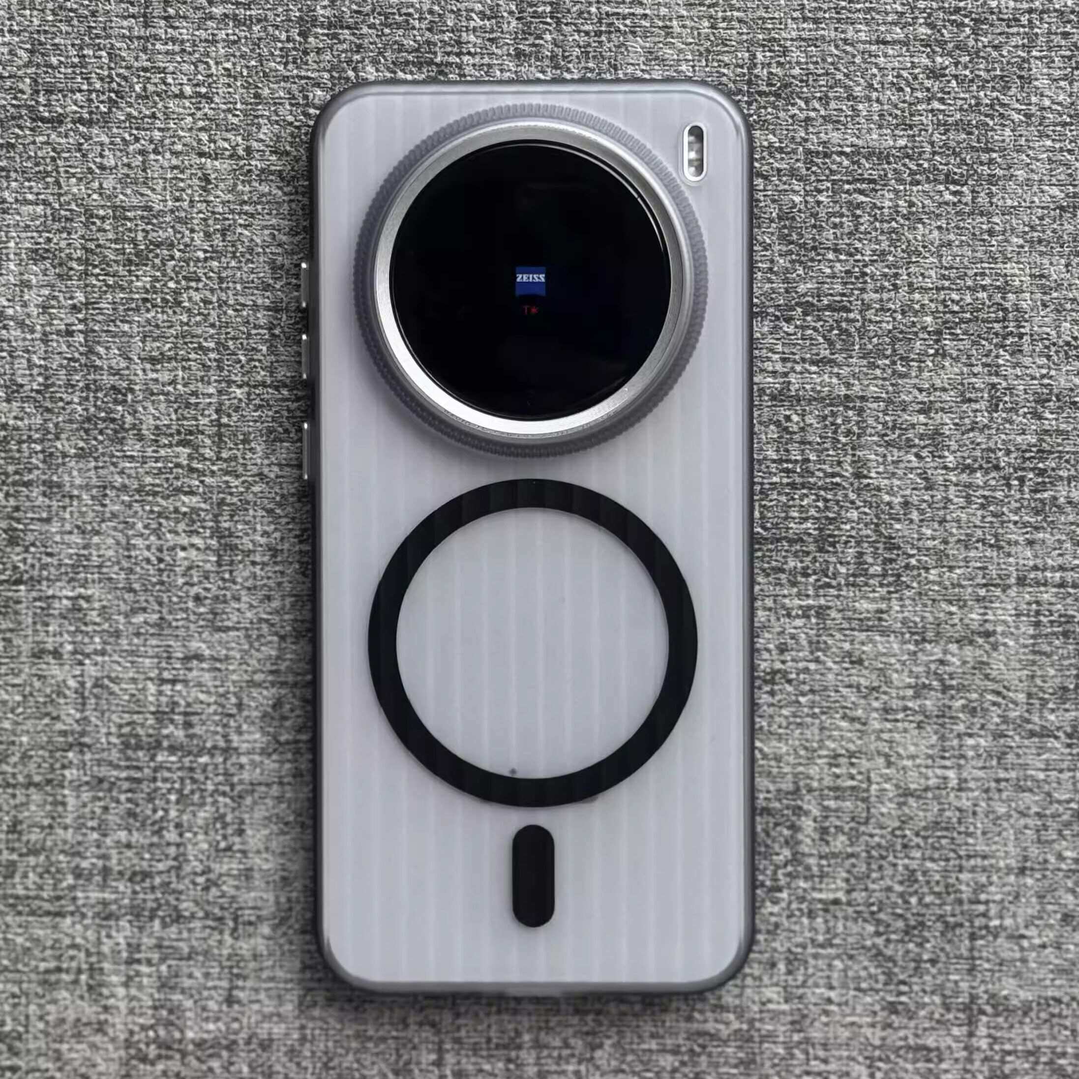 瓦楞光栅冰雾磨砂白磁吸X300s手机壳OPPO适用Findx9/x8s+文艺X6/x7Ultra薄Reno13亚克力4一加Ace5好看X200pro