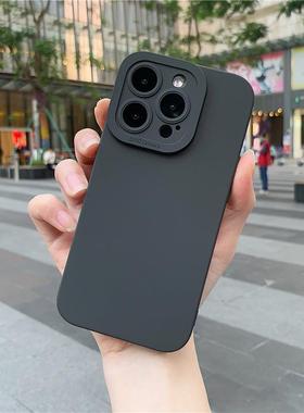 炭灰色适用小米14Ultra手机壳13天使眼mix4液态12pro至尊civi硅胶