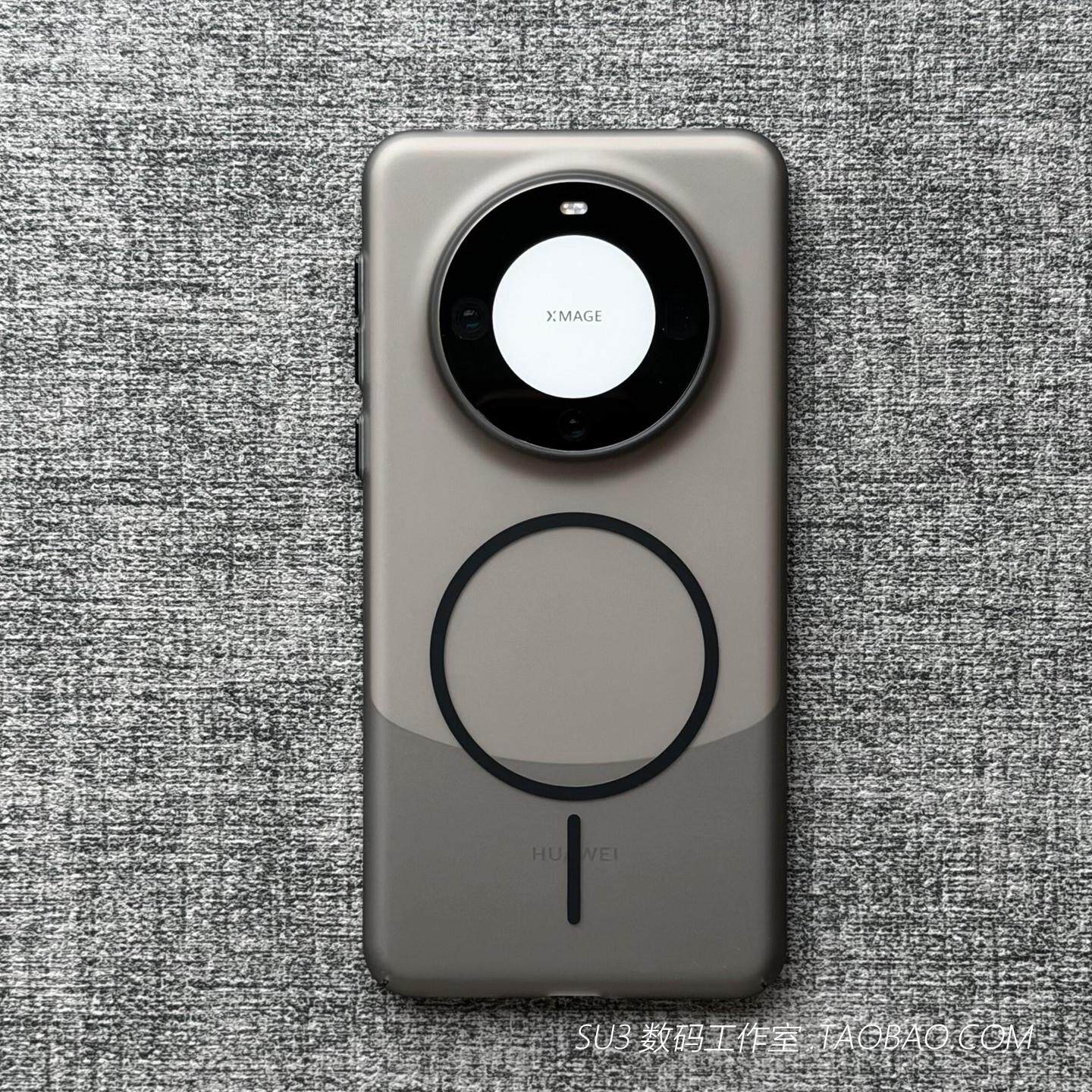 磨砂透黑色Beats同款细磁吸适用小米17promax手机壳15pro简约14雾面一加15亚克力S25Ultra高级三星S24超薄S23