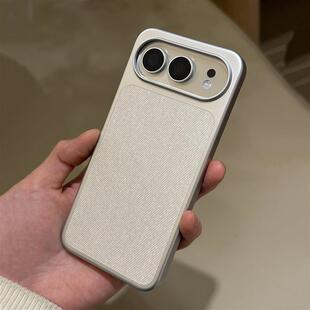 荣耀500pro毛麻亚麻高级牛仔布料防滑适用华为mate80 防摔亚克力电镀银硬超薄 70pro全包Air荣耀magic8pro新款