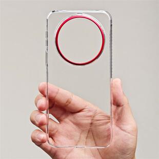 7pro荣耀500pro裸机感pura70ultra 高清透明不会发黄冰晶磁吸红圈适用华为mate80promax手机壳70 60新magic8