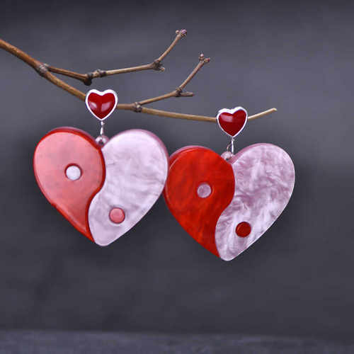 简约轻奢99银针小香风太极耳坠