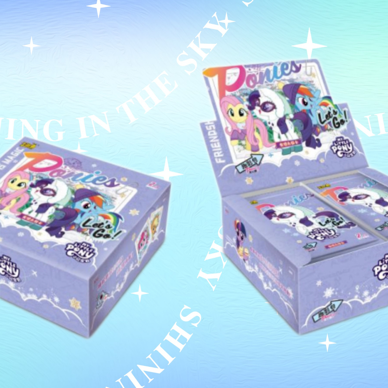 刺百包）小马宝莉趣影六小马卡黑背卡柔柔碧琪CR卡片趣影包第六弹