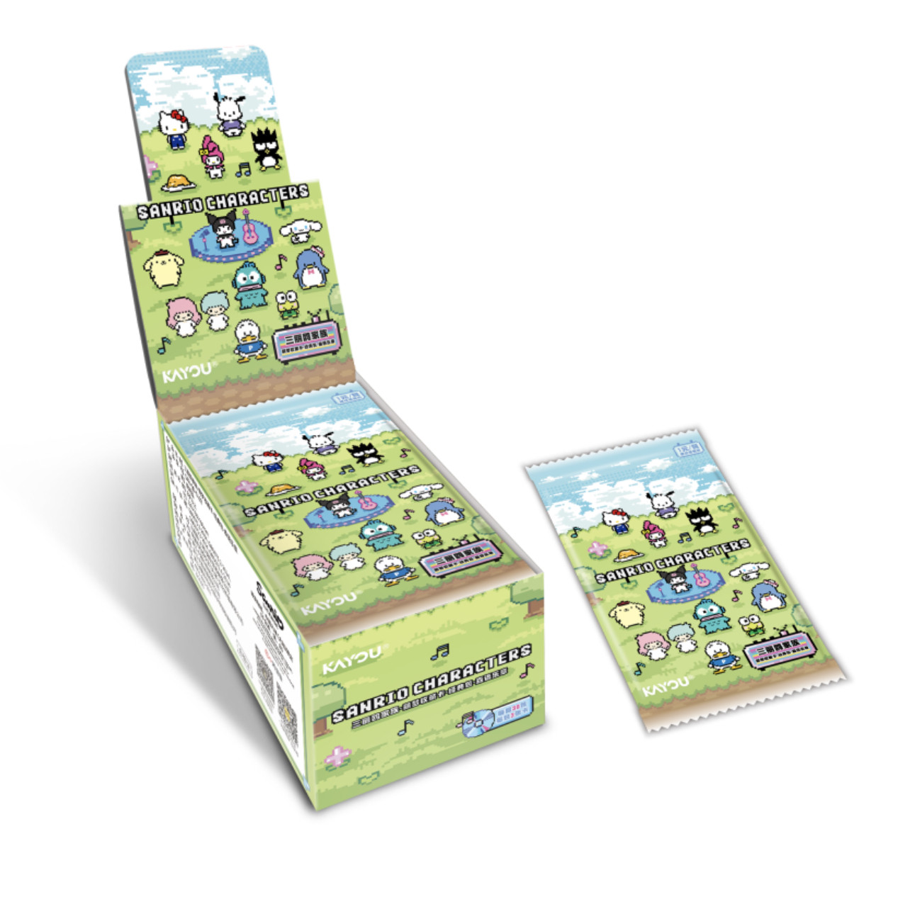 卡游三丽鸥家族-像素家族收藏卡-第2弹三丽鸥卡片库洛米美乐蒂