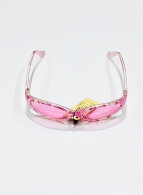 蓝色沸点儿童太阳镜粉红花色款风镜女童专用防紫外线太阳镜