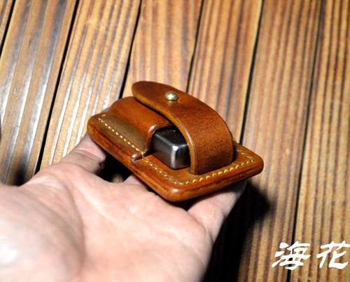 ZIPPO打火机皮套手工伙计