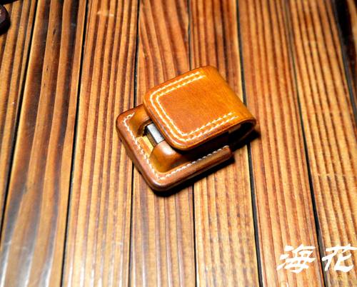 zippo真皮新款通用火机套煤油