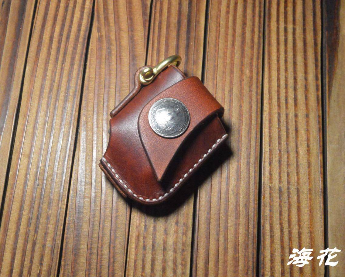 Zippo打火机皮套芝宝佐罗zorro手工皮具zippo皮套