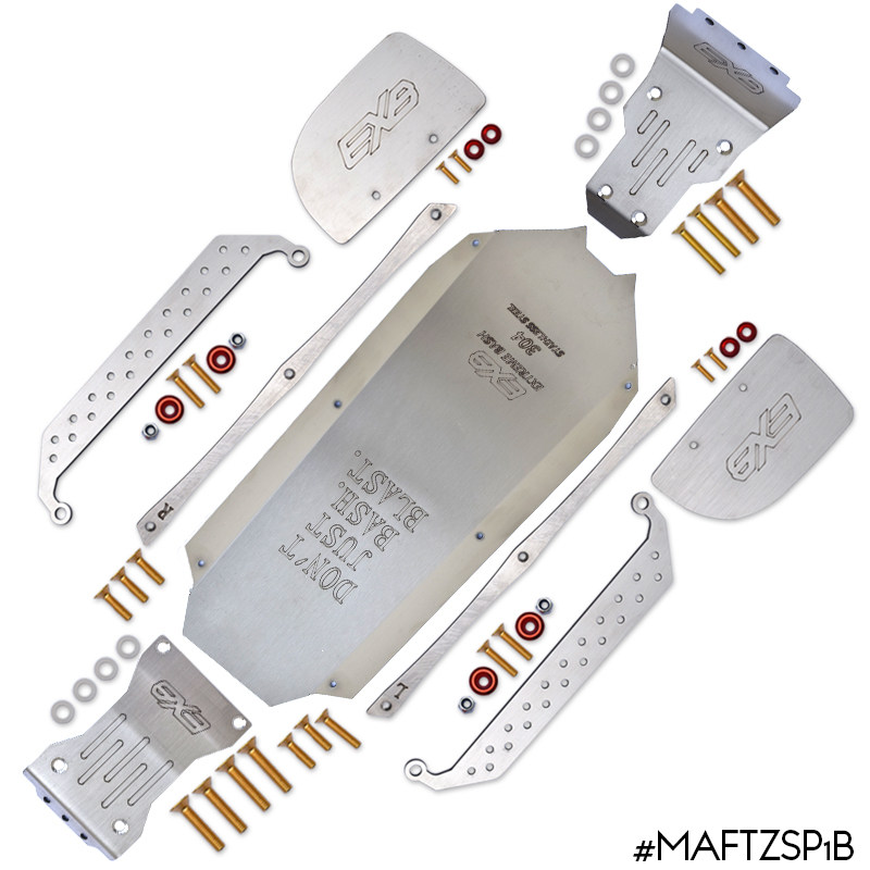 ARRMA 1|7 FIRETEAM 스테인레스 스틸 업그레이드 부품 섀시 갑옷 갑옷 충돌 방지 보호