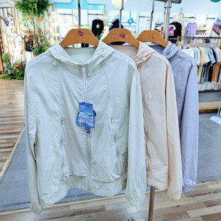 2026轻系夏新款 8037女士冰感冲锋防晒衣连帽休闲外套透气宽松外套
