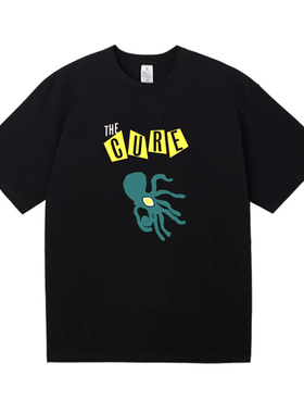the cure 治愈乐队 goth 暗黑摇滚 后朋克 纯棉短袖T恤背心坎肩