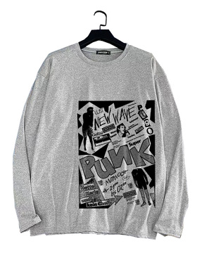 punk is not dead 朋克不死 摇滚乐队 印花春秋薄款极柔长袖T恤