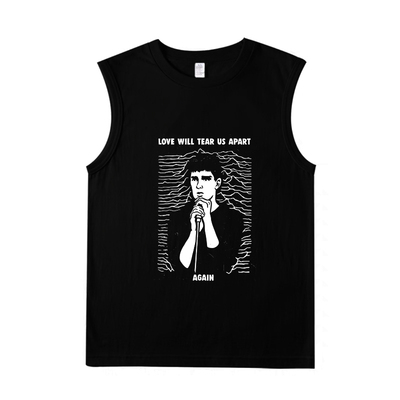 joy division love will tear us apart 摇滚纯棉短袖T恤背心坎肩