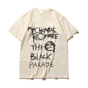 my chemical romance mcr我的化学浪漫black parade摇滚短袖T恤