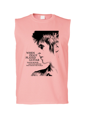 DavidBowieGlamRock大卫鲍伊华丽摇滚复古乐队背心男女无袖t坎肩