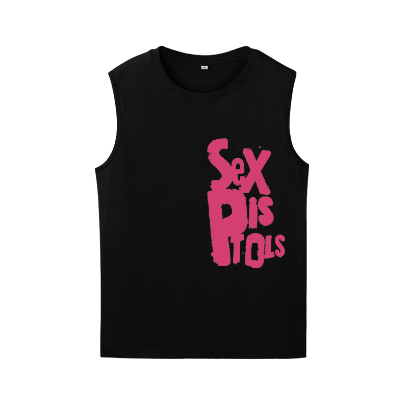 sex pistols 性手枪 punk 暗黑摇滚 后朋克 纯棉短袖T恤背心坎肩