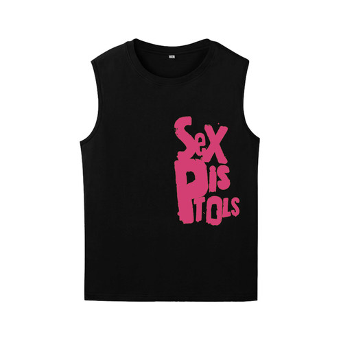 sex pistols 性手枪 punk 暗黑摇滚 后朋克 纯棉短袖T恤背心坎肩