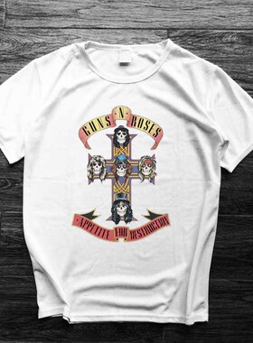 皇后Queen枪花gnr活结slipknot科恩korn Aerosmith男女夏季T恤