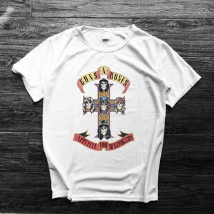 皇后Queen枪花gnr活结slipknot科恩korn Aerosmith男女夏季T恤