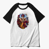 grateful T恤 迷幻嬉皮摇滚短袖 dead 感恩而死列侬