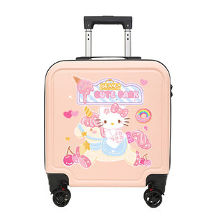 新款登机旅行箱子20寸行李密码儿童拉杆女孩小型学生Hello Kitty