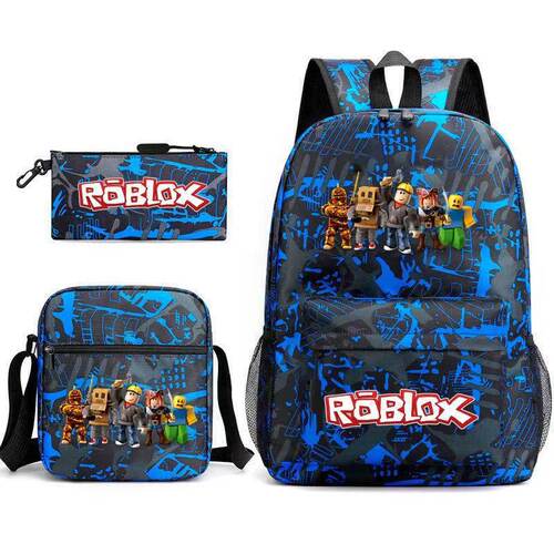 Roblox背包初高中小学生男女孩书包罗布乐思双肩减负护脊背包潮流