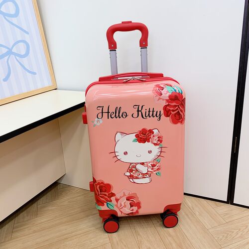 登机旅行箱子20寸行李儿童拉杆男女小孩学生Hello Kitty凯蒂猫KT