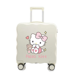 儿童拉杆箱粉色密码男女孩行李20寸小型学生登机旅行Hellokitty猫